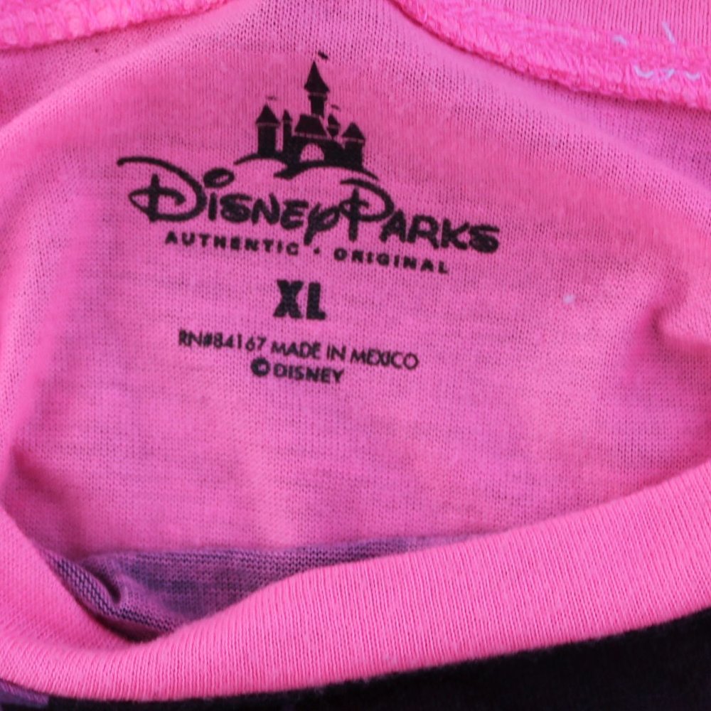 DISNEY PARKS MINNIE SS T-Shirt Bright Pink Size XL - Picture 2 of 2